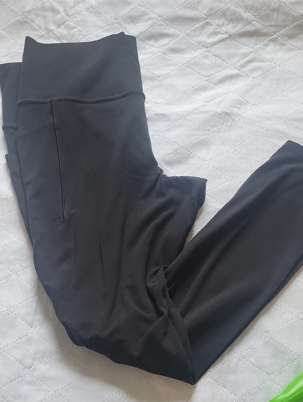 Athleta Salutation Stash Tight Black High-Waist Leggings with Side Pockets